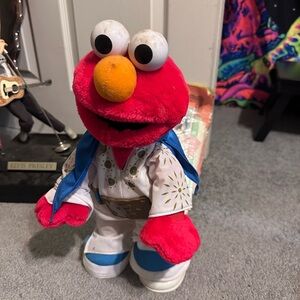 Sesame Street Elmo Plush Doll in Red and White